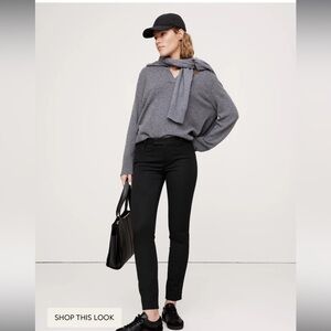 NEW with Tags! NWT! Banana Republic Black Sloan Fit Skim Ankle Pants!